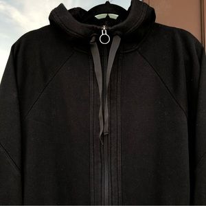 Athleta Black Full-Zip Hoodie Jacket S